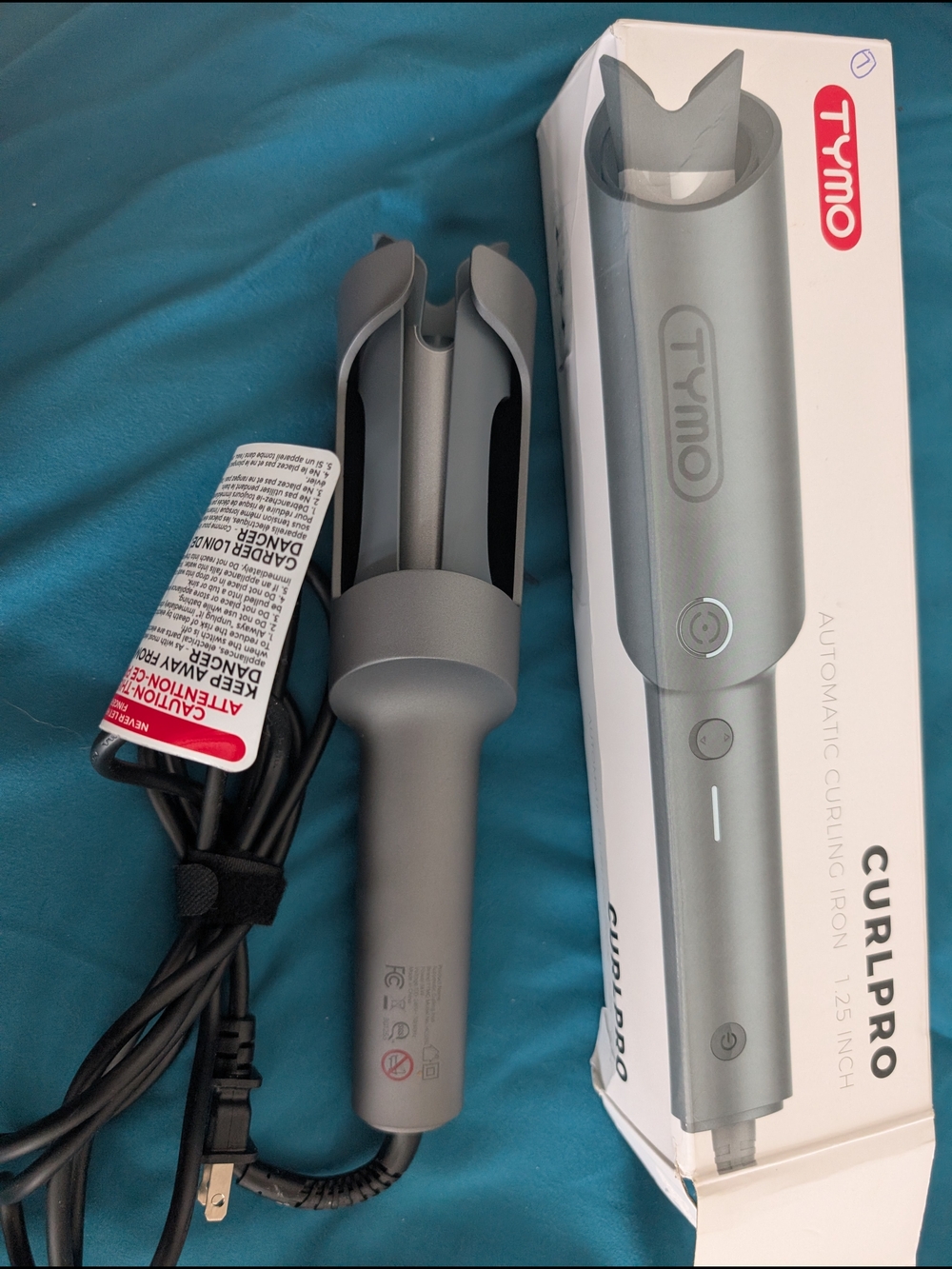 Tymo CurlPro 1.25 Inch Automatic Curling Iron in Matte Gray - Picture 2 of 2